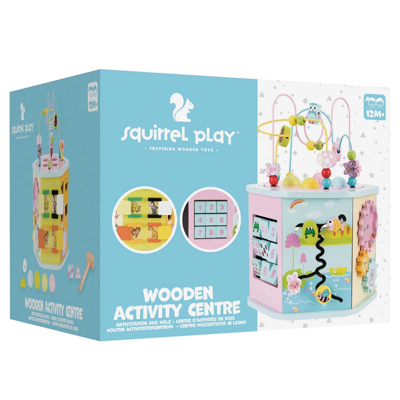 Squirrel Play Wooden Activity Centre - Pastel