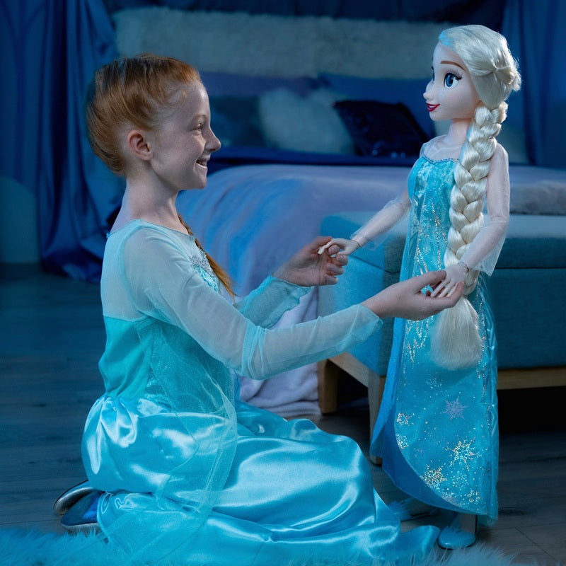 Disney Frozen Playdate Elsa Doll 81cm + Free Activity Book