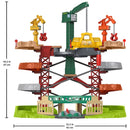 Thomas & Friends Trains & Cranes Super Tower Track Set + Free Activity Book
