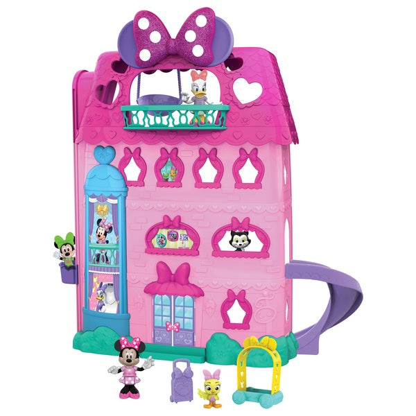 Disney Minnie Mouse Bow-Tel Hotel Dollhouse Playset