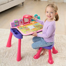 VTech Learn & Draw Activity Desk Pink + Free Activity Book