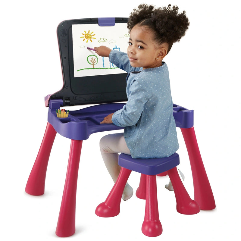 VTech Draw and Learn Activity Desk Pink