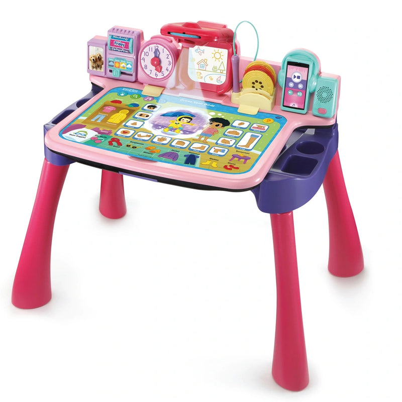 VTech Draw and Learn Activity Desk Pink