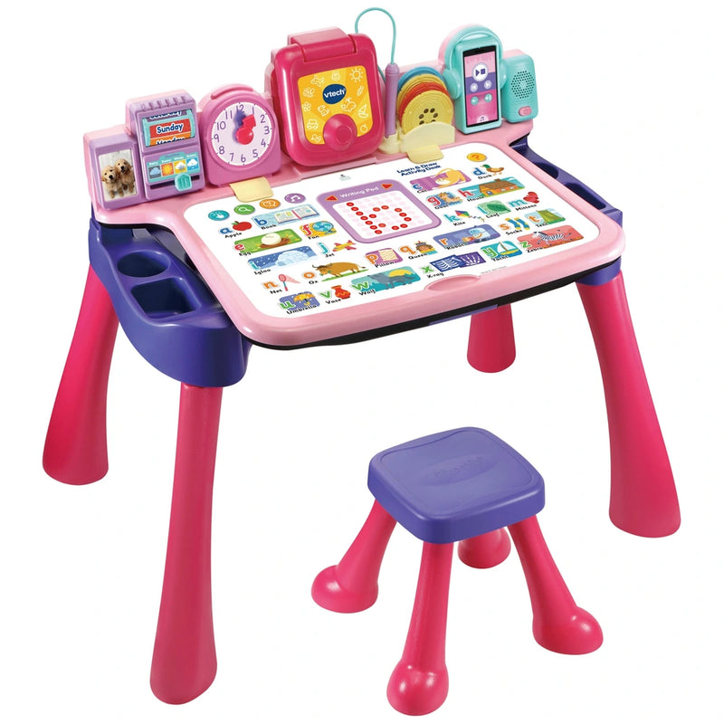 VTech Draw and Learn Activity Desk Pink