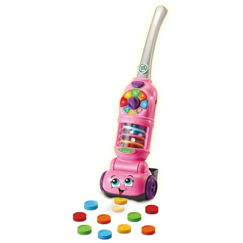 LeapFrog Pick Up & Count Vacuum Pink Interactive Learning Toy + Free Activity Book