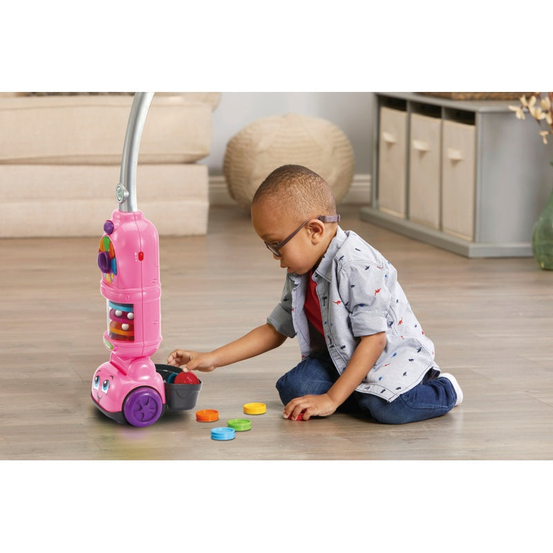 LeapFrog Pick Up & Count Vacuum Pink Interactive Learning Toy + Free Activity Book
