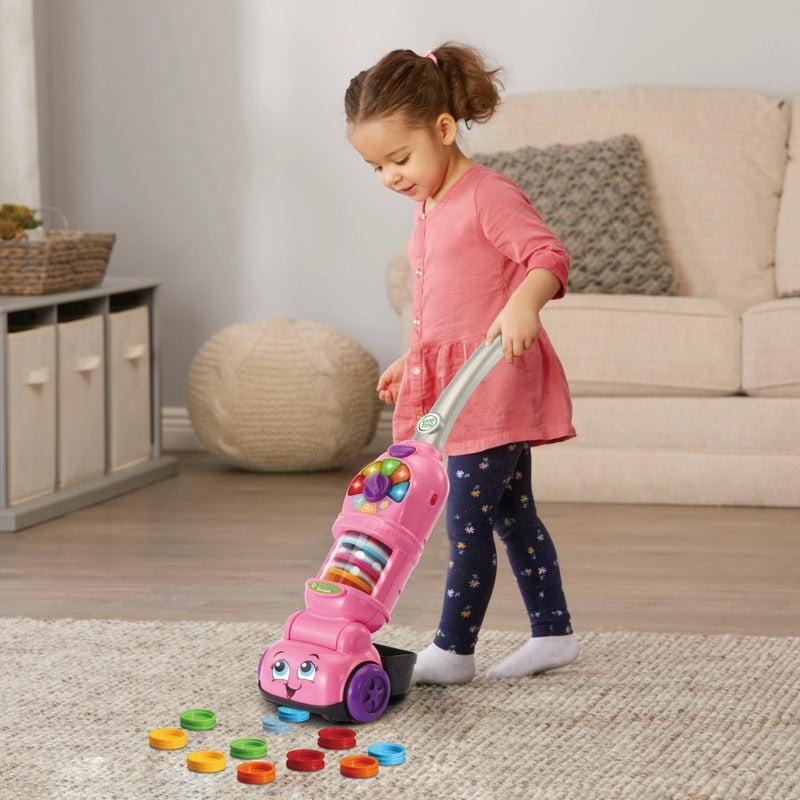 LeapFrog Pick Up & Count Vacuum Pink Interactive Learning Toy + Free Activity Book