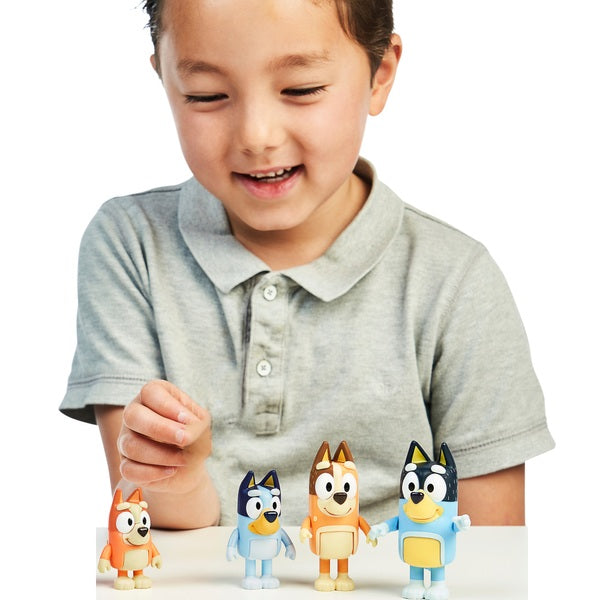 Bluey 4 Pack - Bluey & Family