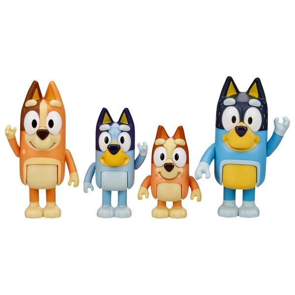 Bluey 4 Pack - Bluey & Family