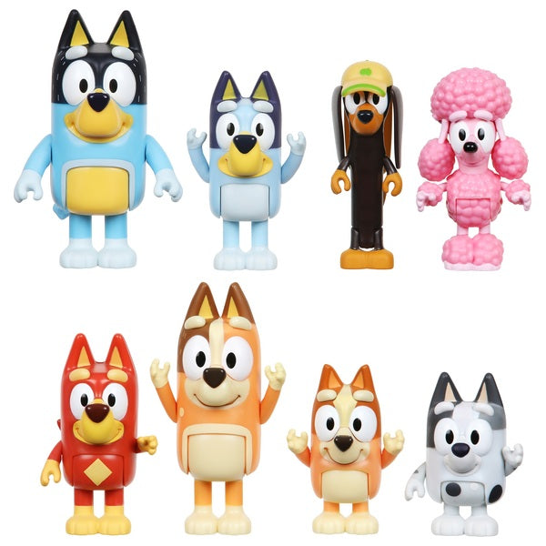 Bluey Family & Friends 8 Figure Pack