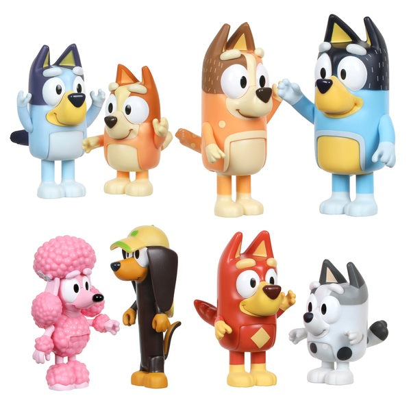 Bluey Family & Friends 8 Figure Pack