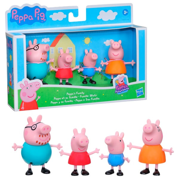 Peppa Pig Adventures Family Figure 4 Pack