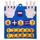 Montessori Finger Counting Math Board – Early Learning Numbers & Addition Toy for Kids
