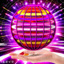 LED Flying Spinner Ball Toy for Kids | Hand Controlled Boomerang Hover Orb