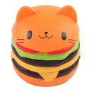 Cute Cat Burger Squishy – Slow Rising Sensory Stress Relief Toy