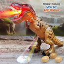 Electric Walking Dinosaur Toy with Spray, Lights & Sound