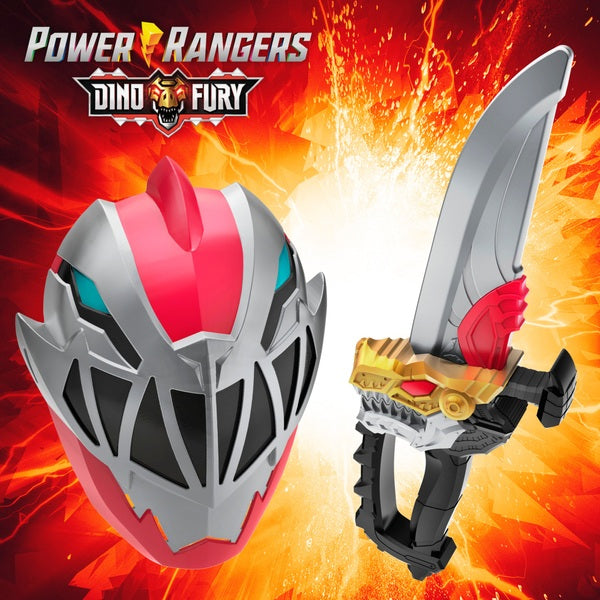 Power Rangers Dino Fury Mask and Dino Dagger