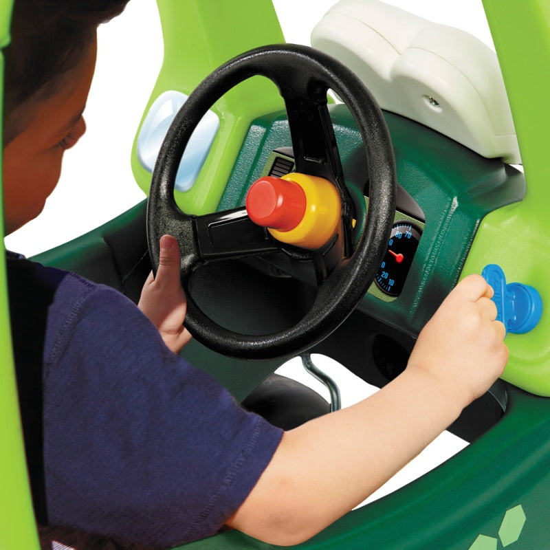 Little Tikes Cozy Coupe Go Green Ride-On Car + Free Activity Book