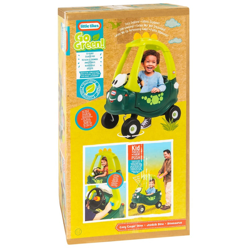 Little Tikes Cozy Coupe Go Green Ride-On Car + Free Activity Book