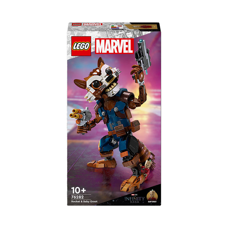 Lego Marvel Rocket & Baby Groot - Model 76282 (10+ Years)