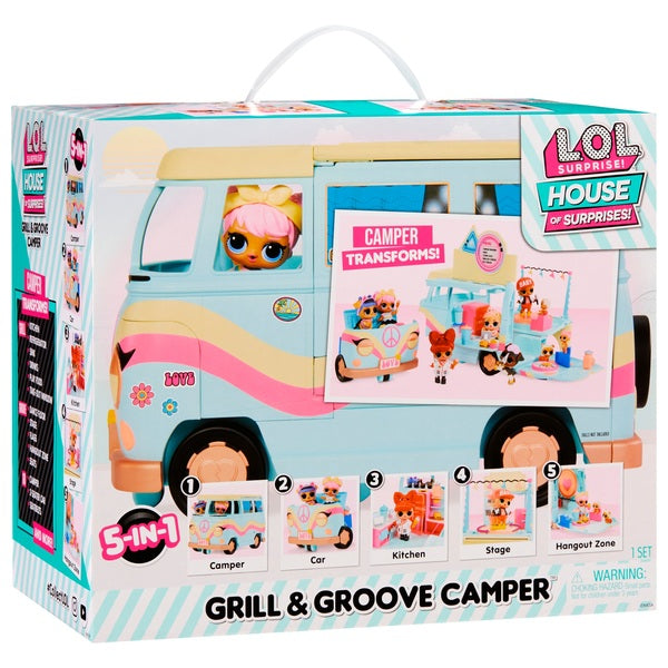 L.O.L. Surprise! Grill & Groove Camper Set