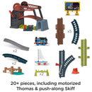 Fisher-Price Thomas & Friends Bridge Lift Track Set with Thomas & Skiff + Free Activity Book
