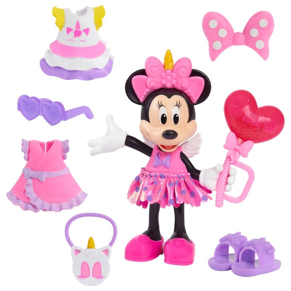 Disney Junior Minnie Mouse Fabulous Fashion Doll with Case