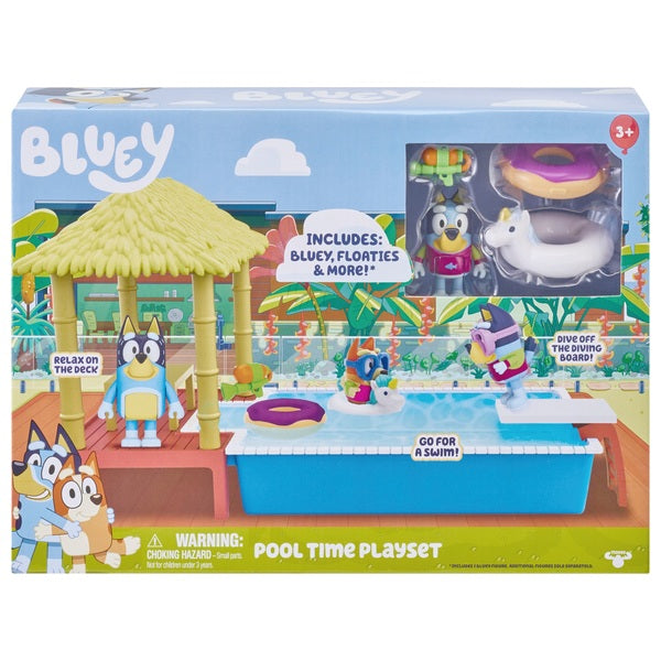 Bluey Pool Time Fun Playset