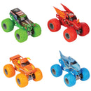Monster Jam Tough Threads 1:64 Diecast Trucks 4-Pack + Free Activity Book