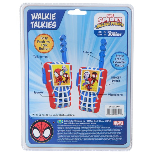 Kids Spidey and His Amazing Friends Walkie Talkies