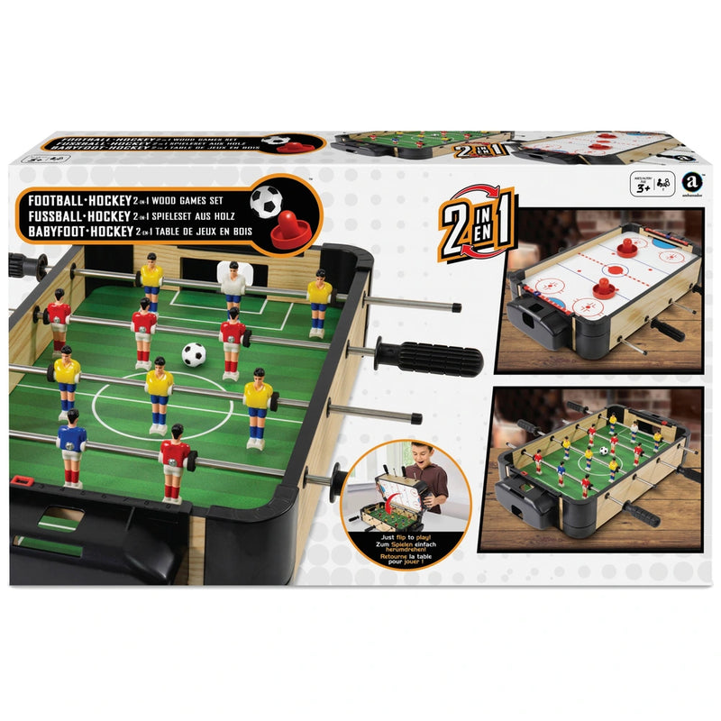 20 Inch 2-in-1 Games Table Football & Hockey