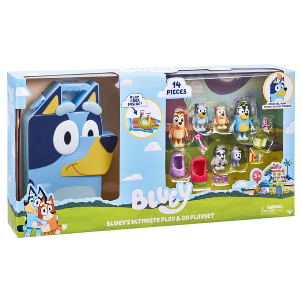 Bluey's Ultimate Play and Go Collector Case Playset