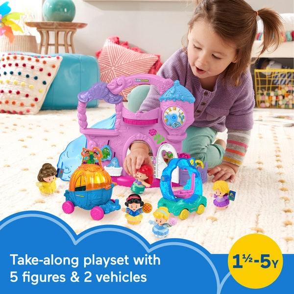 Fisher-Price Little People Disney Princess Play & Go Castle Gift Set Exclusive