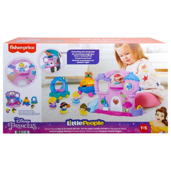 Fisher-Price Little People Disney Princess Play & Go Castle Gift Set Exclusive