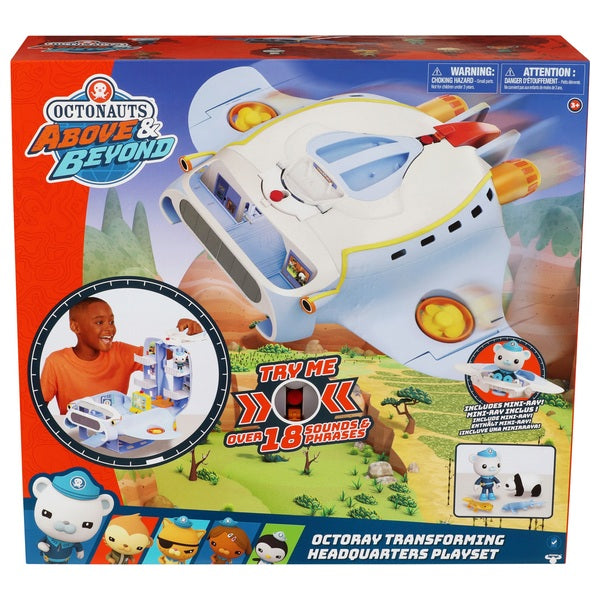 Octonauts Above & Beyond Octoray Transforming Playset with Lights and Sounds