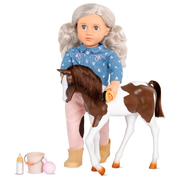 Our Generation Doll Yanira with Pet Foal Set