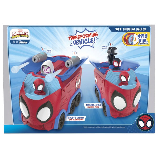 Marvel’s Spidey and His Amazing Friends Web Spinning Hauler