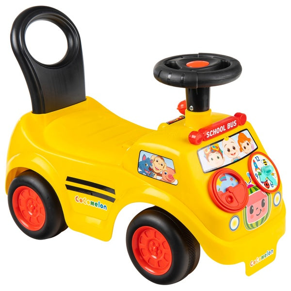 CoComelon Lights and Sounds Activity School Bus Ride-On