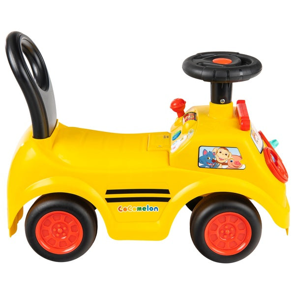 CoComelon Lights and Sounds Activity School Bus Ride-On