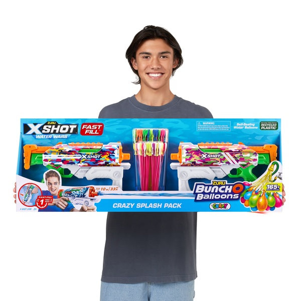 XSHOT Bunch O Balloons Crazy Splash Pack by ZURU