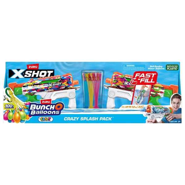 XSHOT Bunch O Balloons Crazy Splash Pack by ZURU