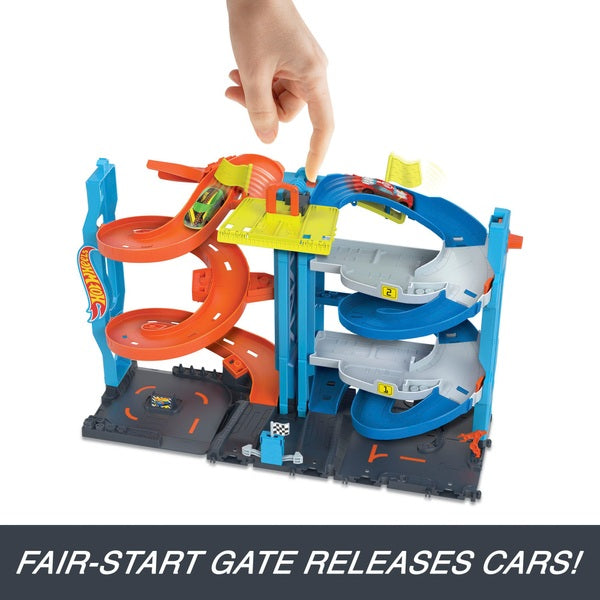 Hot Wheels City Transforming Race Tower Set