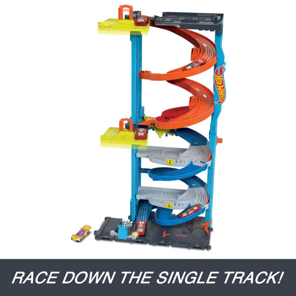 Hot Wheels City Transforming Race Tower Set