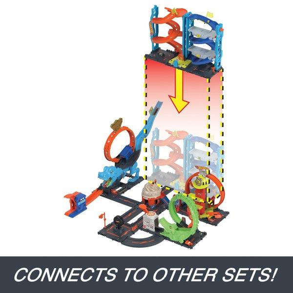 Hot Wheels City Transforming Race Tower Set