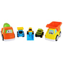 Big Steps Road Masters Trucks 5-Pack + Free Activity Book