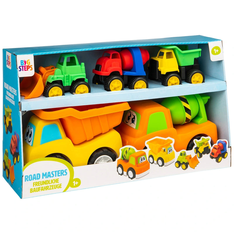 Big Steps Road Masters Vehicles 5-Pack