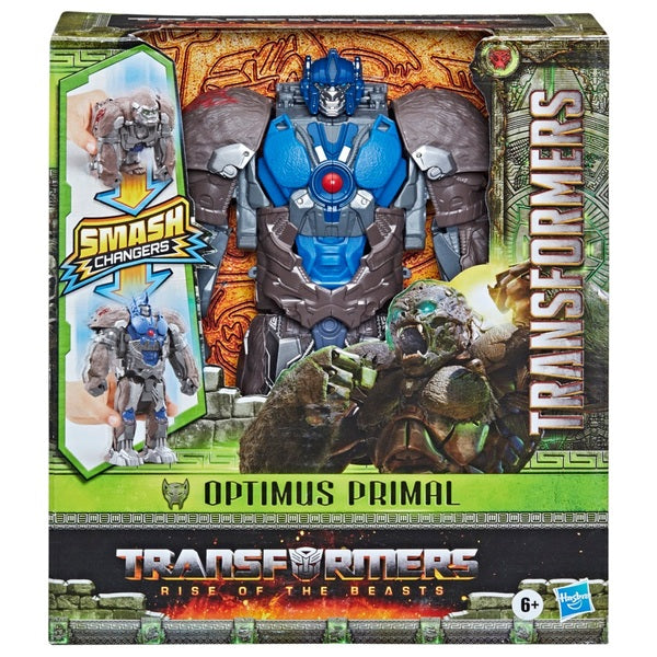 Transformers: Rise of the Beasts Smash Changer 23cm Optimus Primal Action Figure