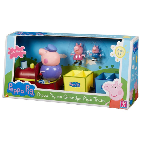 Peppa Pig Grandpa's Train and Carriage Set