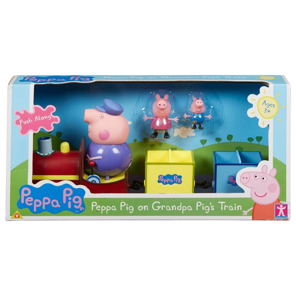 Peppa Pig Grandpa's Train and Carriage Set