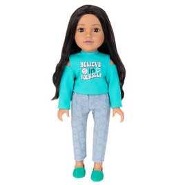 Kids DesignaFriend Zoey Fashion Doll - 18inch/46cm For 3 Yrs+